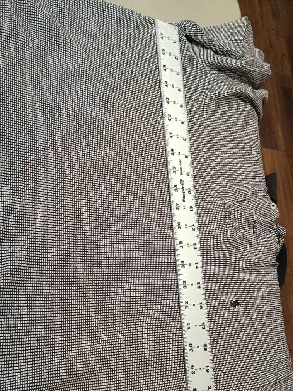 Polo Ralph Lauren Grid Polo Shirt Medium Black & White